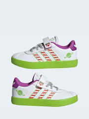 adidas White Pixar Toy Story Vl Court 3.0 Children Trainers - Image 3 of 10