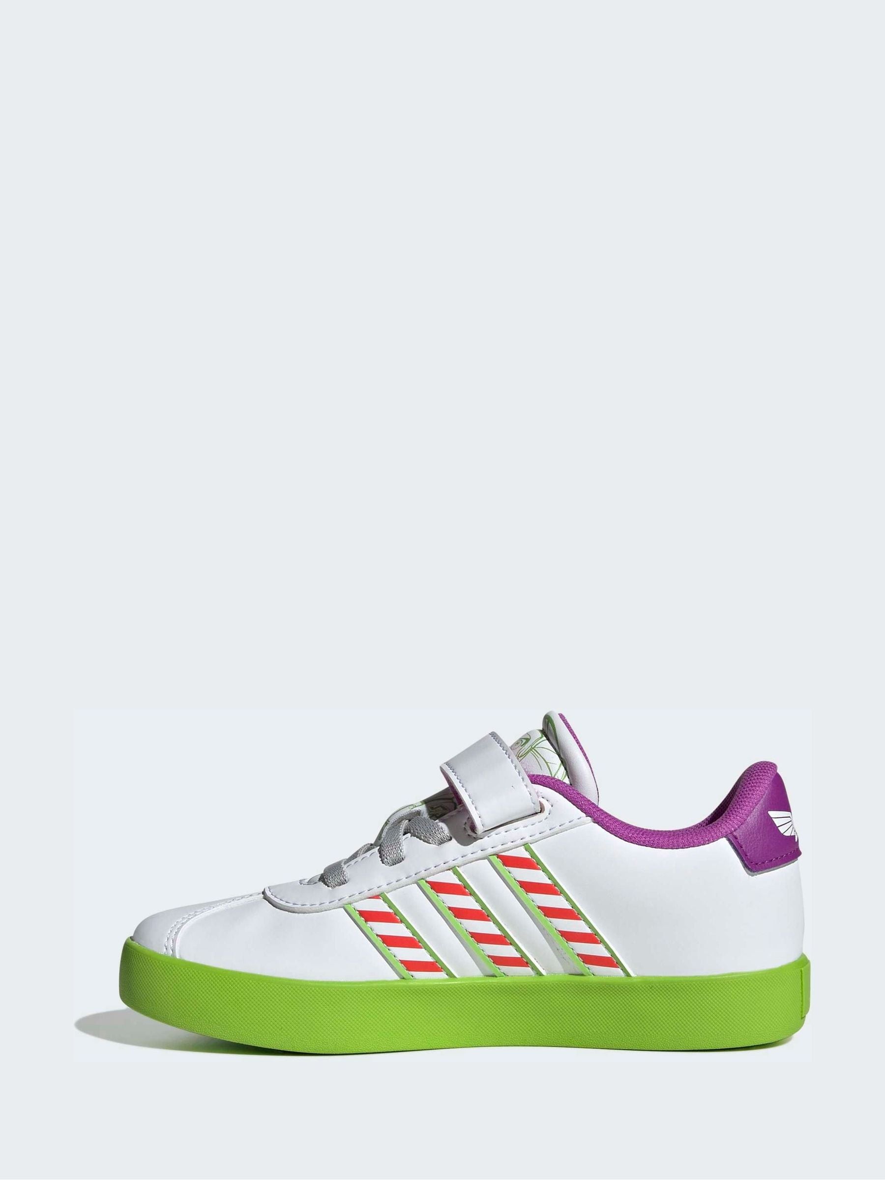 Buy adidas White Pixar Toy Story Vl Court 3.0 Children Trainers