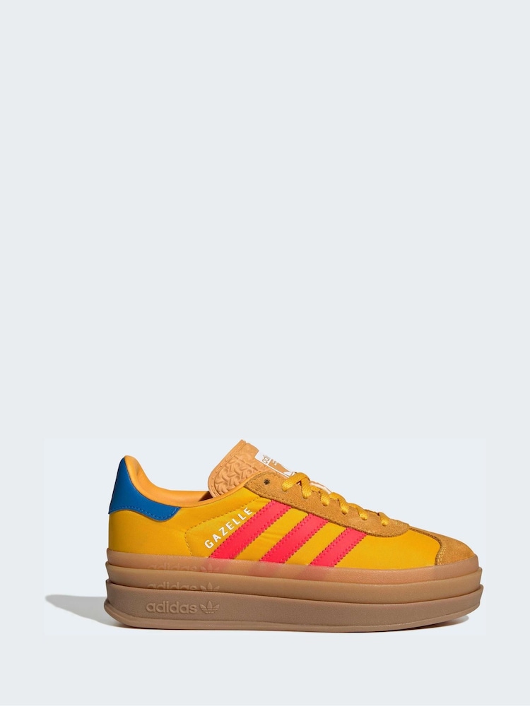 adidas Originals Yellow Gazelle Bold Trainers - Image 1 of 10