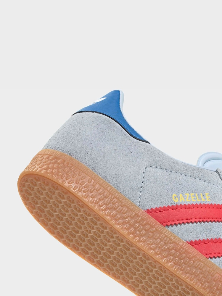 Buy adidas Originals Blue Junior Gazelle Trainers from Next USA