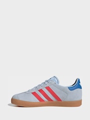 adidas Originals Blue Gazelle Junior Trainers - Image 8 of 10