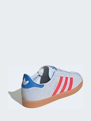 adidas Originals Blue Gazelle Junior Trainers - Image 9 of 10