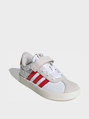 adidas White Vl Court 3.0 Trainers Children - Image 3 of 9