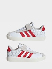 adidas White Vl Court 3.0 Trainers Children - Image 5 of 9