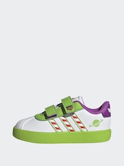 adidas White Adidas Pixar Toy Story Vl Court 3.0 Trainers Infants - Image 10 of 10