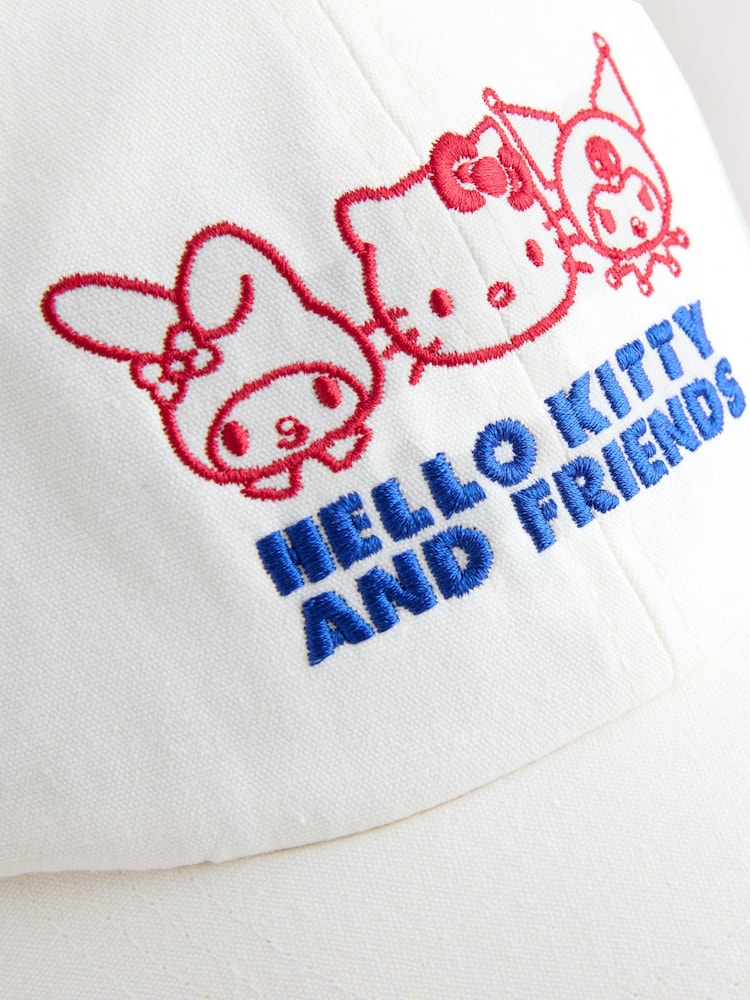 Cream/Red Hello Kitty Cap (1-16yrs) - Image 2 of 3 Cream/Red Hello Kitty Cap (1-16yrs) - Image 2 of 3