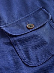 Blue Garment Dyed Chore Jacket - Image 10 of 11