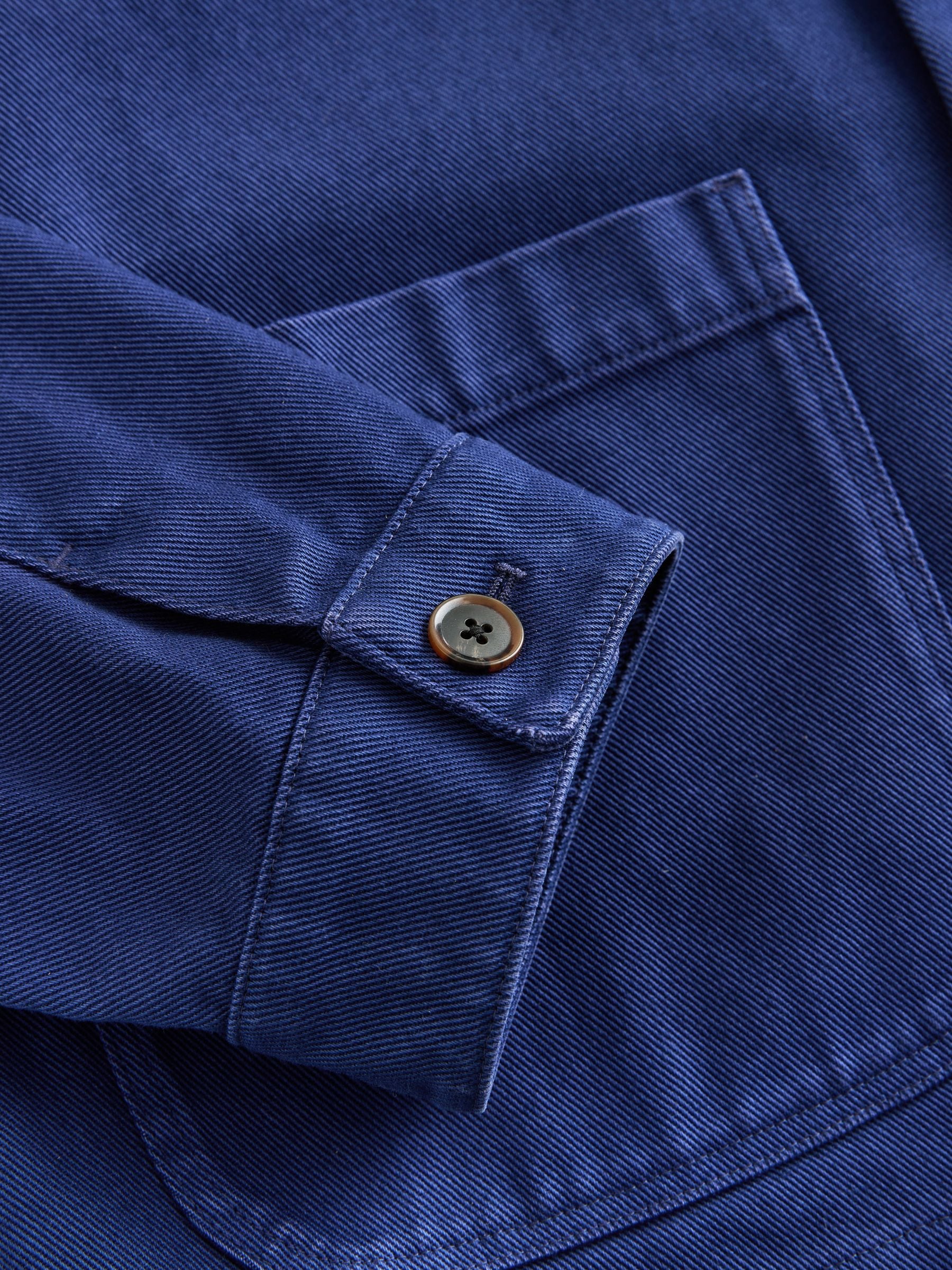 Buy Blue Garment Dyed Chore Jacket from Next Lithuania