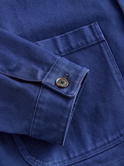 Blue Garment Dyed Chore Jacket - Image 11 of 11