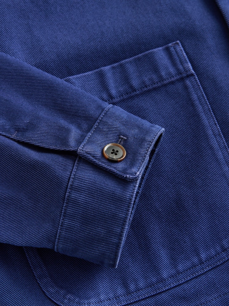 Blue Garment Dyed Chore Jacket - Image 11 of 11