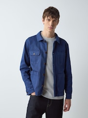Blue Garment Dyed Chore Jacket - Image 3 of 11