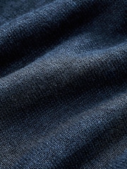 Navy Blue Signature 100% Linen Crew Jumper - Image 9 of 9