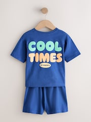 Blue/Stone/Mint Good Times - Pachet 3 de pijamale scurte (9luni-10ani) - Imaginea 3 din 7