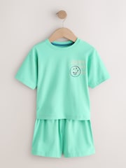 Blue/Stone/Mint Good Times - Pachet 3 de pijamale scurte (9luni-10ani) - Imaginea 5 din 7