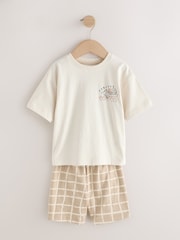 Club brunch noir/écru - Pyjama court 3 Pack (9mois-10ans) - Image 10 sur 12