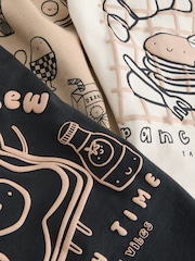 Club brunch noir/écru - Pyjama court 3 Pack (9mois-10ans) - Image 11 sur 12