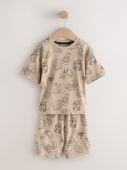 Club brunch noir/écru - Pyjama court 3 Pack (9mois-10ans) - Image 9 sur 12