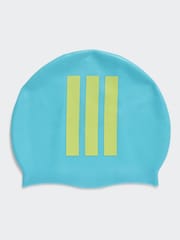 adidas Turquoise Blue Logo Swim Cap - Image 2 of 4