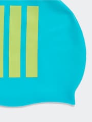 adidas Turquoise Blue Logo Swim Cap - Image 3 of 4