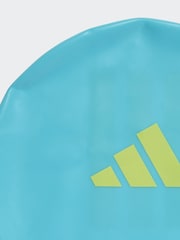 adidas Turquoise Blue Logo Swim Cap - Image 4 of 4