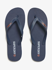 Superdry Navy Core Essential Flip Flops - Image 5 of 5