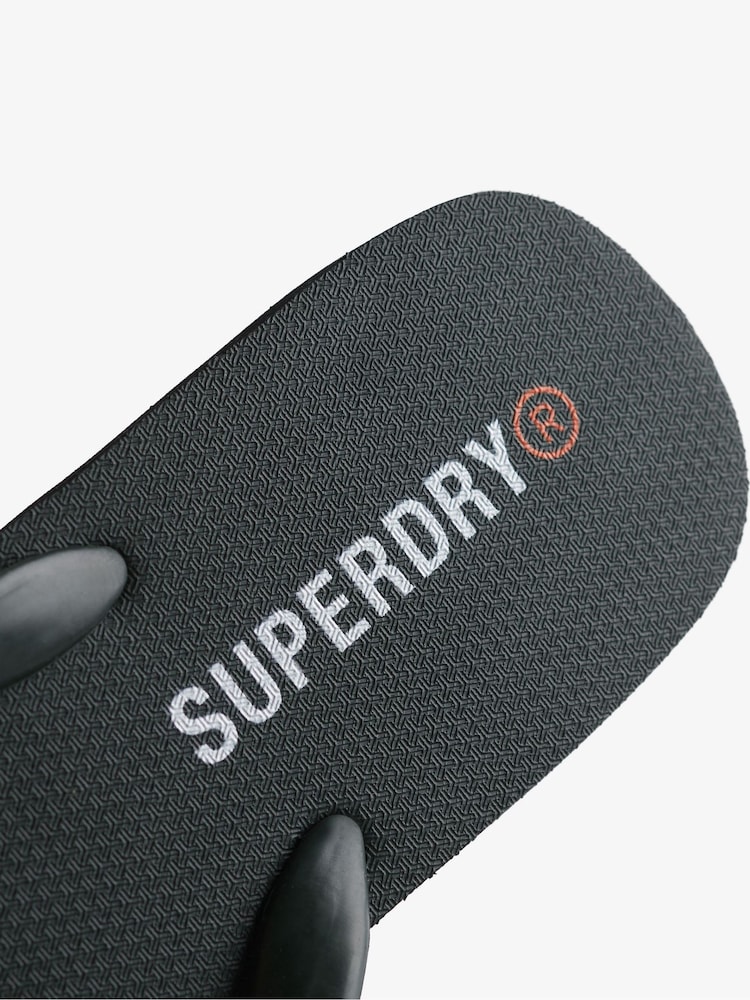 Superdry Green Core Essential Flip Flops - Image 3 of 3 Superdry Green Core Essential Flip Flops - Image 3 of 3