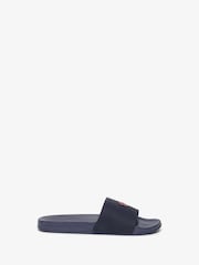 Superdry Navy SD Co Logo Sliders - Image 1 of 8
