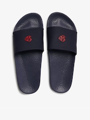 Superdry Navy SD Co Logo Sliders - Image 6 of 8