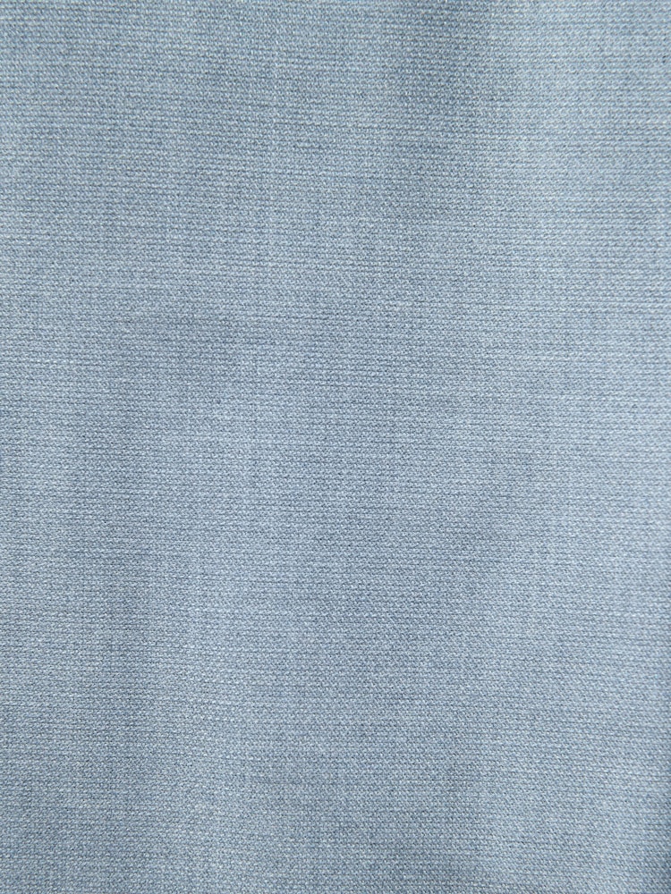 Light Blue Muscle Fit Elasticated Waist Motionflex Stretch Smart Trousers - Image 9 of 9