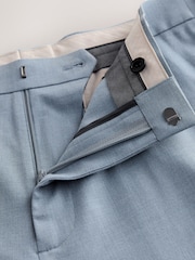 Gaiši zils - Pieguļošs piegriezums - Elastīgas jostasvietas Motionflex Stretch viedās bikses - Attēls 10 no 11