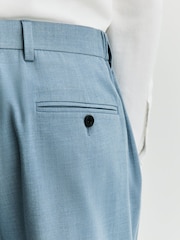 Gaiši zils - Pieguļošs piegriezums - Elastīgas jostasvietas Motionflex Stretch viedās bikses - Attēls 4 no 11