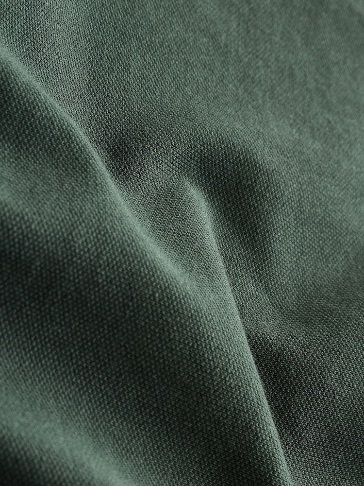 Burgundy Red/Navy Blue/Green Regular Fit Short Sleeve Revere Collar Jersey Shirts 3 Pack - Image 7 of 7