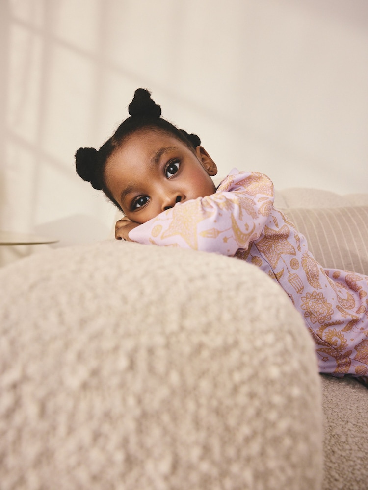 Lilac Purple EID Snuggle Pyjamas Set (9mths-12yrs) (9mths-12yrs) - Image 2 of 4