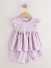 Lilac Purple Snuggle Short Pyjamas 3 Pack (9mths-8yrs) - Image 11 of 13