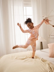 Coral Pink Bunny - Easter Bunny Snuggle Pyjamas (9mths-10yrs) - Imaginea 1 din 3