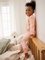 Coral Pink Bunny - Easter Bunny Snuggle Pyjamas (9mths-10yrs) - Imaginea 2 din 3