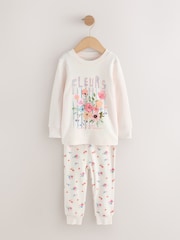 Pink/Yellow floral Snuggle Pyjamas 3 Pack (9mths-12yrs) - Image 10 of 13