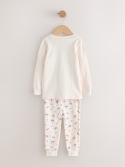 Pink/Yellow floral Snuggle Pyjamas 3 Pack (9mths-12yrs) - Image 11 of 13