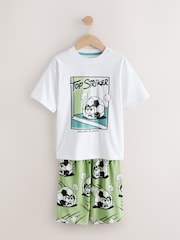 Green/Grey/White Comedy Sport - حزمة من 3 بيجامات قصيرة (4-16سنة) - Image 2 of 7