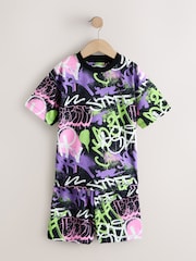 Black/Purple Grafiti - Коротка піжама 3 Pack (4-16роки) - Image 11 of 13