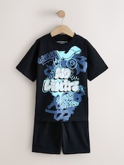 Black/Purple Grafiti - Коротка піжама 3 Pack (4-16роки) - Image 8 of 13