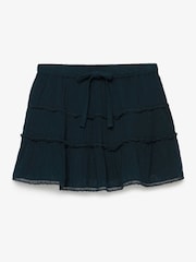 Superdry Navy Cheesecloth Tiered Mini Skirt - Image 7 of 8