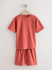 Blue/Orange Short Pyjamas 2 Pack (3-16yrs) - Image 4 of 6