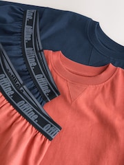 Blue/Orange Short Pyjamas 2 Pack (3-16yrs) - Image 6 of 6