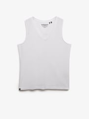 Superdry White Studios V-Neck Vest - Image 6 of 6
