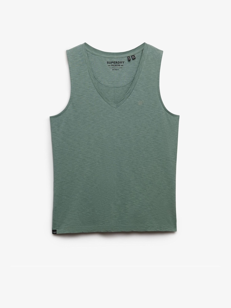 Superdry Green Studios V-Neck Vest - Image 4 of 4 Superdry Green Studios V-Neck Vest - Image 4 of 4
