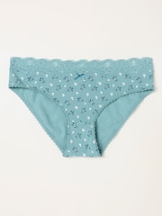 FatFace Green Haze Turtle Sea Life Classic Knickers - Image 1 of 2