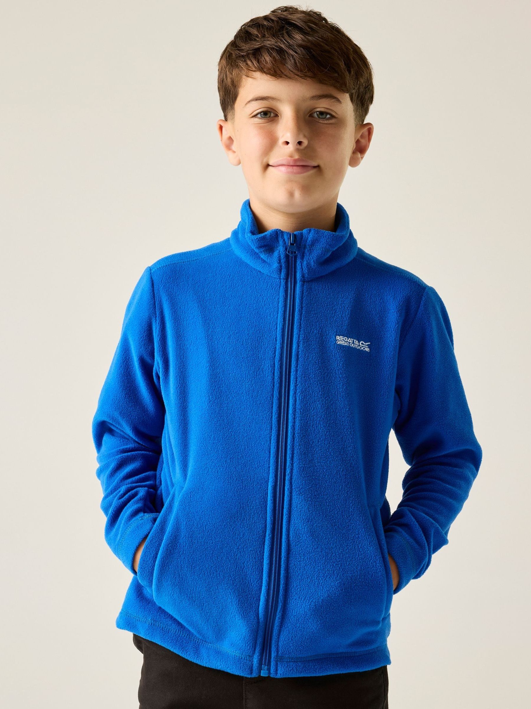 Regatta Girls Blue King Full Zip Fleece - Image 5