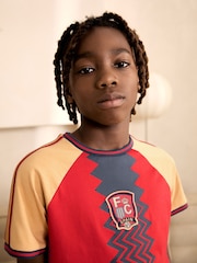 Red/Yellow/Blue Spain Single Short Football Pyjamas (4-14yrs) - Image 2 of 7