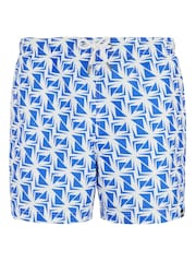 Regatta White/Blue Loras Swim Shorts - Image 7 of 9